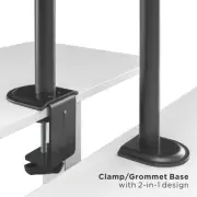 Brateck Single-Monitor Stell Articulating Monitor Mount