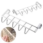 Coat Hanger 5 Hooks Rack Bathroom Organizer Towel Hanger Rack Door Hook