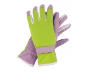 Garden Work Gardening Gloves Oxford Cloth Cut-proof Stab-resistant Garden Gardening Gloves Purple Green(S)