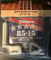 Promo Guitar Gift Pack D'Addario Acoustic Strings Dunlop String Winder & 5 Clayt