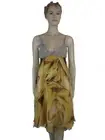 NWT MISSONI "IRMA" SHIFON SIGNED DRESS 42 ORANGE LABEL - RUNWAY, ITALY MADE
