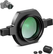 NEEWER 43mm HD Macro Lens with 55-72mm Snap On Lens Mount Adapter for Telephoto Lenses Compatible with Canon Nikon Sony Cameras, 49mm Front Thread, Dual Quick Lock Buttons, LS-40