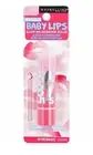 New Maybelline Baby Lips Glow Balm 01 My Pink Mon Rose Chapstick Dry Skin Care