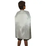 MEDIUM CAPE Kids Childrens Party Costume Vampire Halloween Coat School Team - Wh
