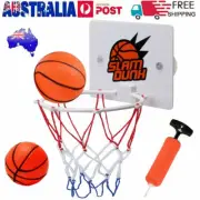 Children Kids Indoor Mini Basketball Hoop Ring Backboard Toys Wall Mounted Pump