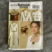 Butterick Sewing Pattern B5508 OS Jewelry Collar Choker Medieval Theater Cosplay