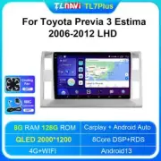Car Radio Video Player GPS For Toyota Previa 3 Estima 2006 - 2012 Carplay BT DSP