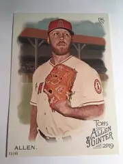 2019 Topps Allen & Ginter Jumbo 5x7 Cody Allen Angels 215 05/49