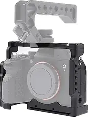 A7 IV Cage, Hersmay Camera Cage for Sony Alpha 7 IV Mirrorless Full Frame Camera