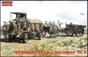 1/72 FWD Model B 3-Ton WWII Army Truck w/8-inch Howitzer Mk VI Gun