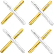 BESTOYARD 4sets Multipurpose Tablecloth Crumb Scraper Stainless Steel Bread Scraper for Cleaners 2pcs*4