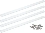 Crosscut Sled for Table Saw UHMW 3/4" X 3/8" X 17", White