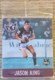 NRL 2011 Samboy Swapz Tazo ~ Jason King ~ Manly Warringah Sea Eagles ~ D42/64