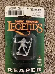 Reaper Miniatures 03252: Anatole, Male Pirate Harpooner - Dark Heaven Legends