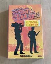 SPECIAL BULLETIN (1983) Sealed Betamax Nuclear Bomb Scare Hostage Terror Drama