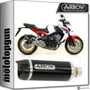 ARROW EXHAUST THUNDER BLACK CARBY HONDA CB 650 F 2014 14 2015 15 2016 16 2017 17
