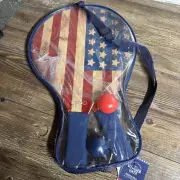 Ciroa Beach Paddle Ball Game - Paddle Set. American Flag Design