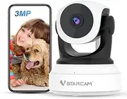 [VSTARCAM] Surveillance Cameras,Security Camera, 2.4GHz WiFi Camera,Pet Camera Indoor,Baby Monitor with AI Human Detection,Night Vision, 2-Way Talk, TF/Cloud Storage