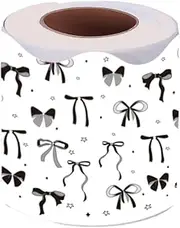 Perfk Border Trim Classroom Border Trim Bright Color Cute Classroom Borders Borders Stickers for School Whiteboard Blackboard Wall, Black Bow