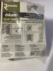 Blum Bi-Fold Lazy Susan 60* Hinge with Face Frame BP79M85021180U Clip Top