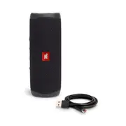 JBL Flip 5 Portable Bluetooth Speaker (Matte Black)