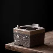 Imitation Wood Burning Retro Tea Warmer Ceramic Warm Tea Base Kung Fu Tea Set