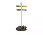 Miniature Fairy Garden Which Way Sign - 6 Inches