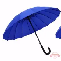 在飛比找樂天市場購物網優惠-雨傘超大16骨大雙人彎鉤素色自動實用晴雨兩用傘商務長柄傘男女