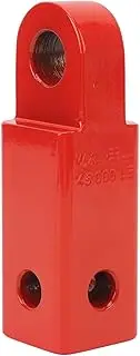 Shackle Hitch Receiver, Universal Heavy Duty 23T Breaking Strength Carbon Steel Accessories Compatible with Trucks SUVs 4x4 Off Road Vehicles Recovery (Red)
