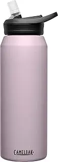 CamelBak Eddy+ Water Bottle with Straw 32oz - Insulated Stainless Steel, Purple Sky