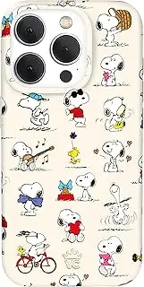 VELVET CAVIAR x Snoopy Phone Case for iPhone 15 Pro - Compatible with MagSafe - 10ft Drop Tested - Snoopy Moods