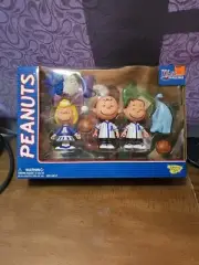 PEANUTS BASEBALL ALL STAR - DELUXE BLUE PLAYSET - CHARLIE BROWN - LINUS & SALLY