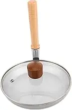 ABOOFAN 1Set Oyakodon Pan with Lid Japanese Mini Frying Pan with Vertical Handle Nonstick Fry Pan for Eggs Cookware for Authentic Japanese Cuisine