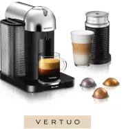 Breville Nespresso BNV250 Aeroccino3 Coffee & Espresso Machine - Black