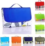 Picnic Blanket B Mat Foldable Handy Tote Camping Traveling Road Trip Oversized Sand Proof for Yard Grass B Weekend Holiday Multicolor426