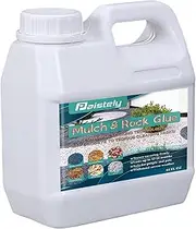 Mulch & Rock Glue 64 Oz, Concentrated Rock Glue for Landscaping, Secure Covering Firmly, Non-Toxic Gravel Binder for Locking Most Mulches