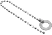 Abaodam Aluminum Alloy Cymbal Extension Chain for Drum Set Durable Cymbal Sustain Chain Enhances Sound Effect for Jazz Drums Random Color Reliable Performance Accessory