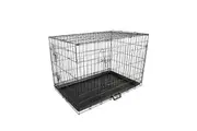 Paw Mate Wire Dog Cage Foldable Crate Kennel 36in with Tray