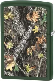 Zippo Green Matte Mossy Oak Break-Up Infinity Lighter