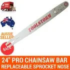 24"/25" PRO CHAINSAW SPROCKET NOSE BAR ONLY 3/8 058 84DL FOR Baumr-AG SX92 92CC