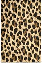 RPLIFE Brown Leopard Print Drying Towels for Dishes, 28x18 Inches Absorbent Printed Hand Towels