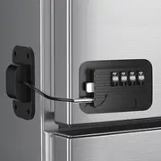 WILNIRY Refrigerator Fridge Freezer Door Lock with Password, Child Proof Door Lock for Kitchen Refrigerator, Cabinets and Drawers, Closets, Windows, Doors-No Tools Need or Drill (Patent)