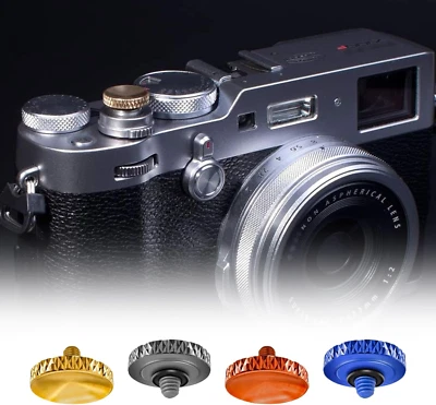 4Pcs Soft Shutter Release Button for Fuji, Sony, Leica, Nikon, Canon, Hasselblad