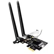 WA02 Mini PCIe to PCIe X1 WiFi Bluetooth Adapter for Mini PCIe WiFi 4/5/6/6e ...