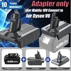 Battery Adapter for Makita Battery Converter 18V to for Dyson V6 Series Vacuum