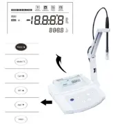 Lab Benchtop Water Quality Monitor Conductivity TDS Salinity Temeprature Meter