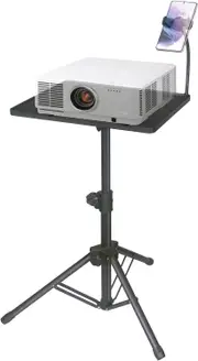 Large Tray Laptop & Projector Stand - Adjustable Height 24-40in