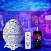 Dinosaur egg galaxy starry sky projector with wireless music player