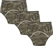 Caihoyu Baby Potty Training Shorts Absorb Water Overnight Training Pants Underwear Briefs for Toddler 4T Army Camouflage Pattern