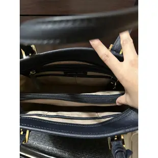 可議價 MK michael kors 托特包 藏青色 大空間 商務包 公事包 lv Gucci Chanel ysl